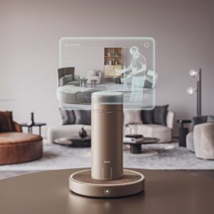 HoloGuider4000x: el asistente holográfico que tiene guía, enseña y acompaña con instrucciones en tiempo real. Innovación y comodidad en tu casa.